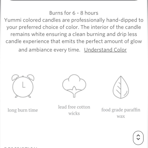 New in Box Set of Six 2.25” Ivory Yummi Floating Candles - Picture 3 of 5